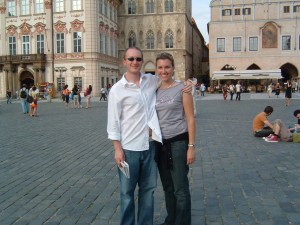 Jeff & Lisa in Prague 2005